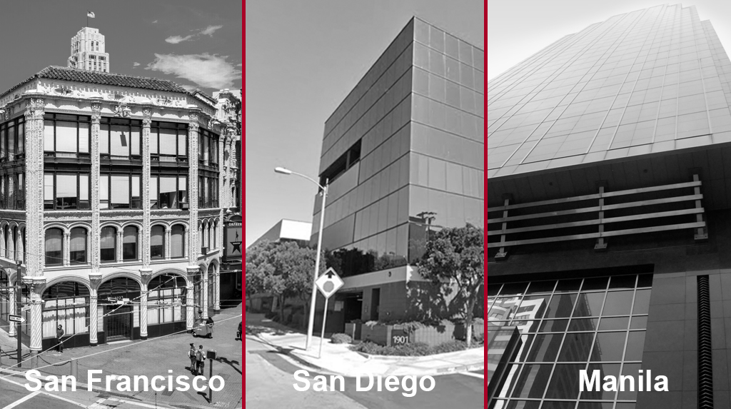 CTV Offices in San Francisco, San Diego & Manila